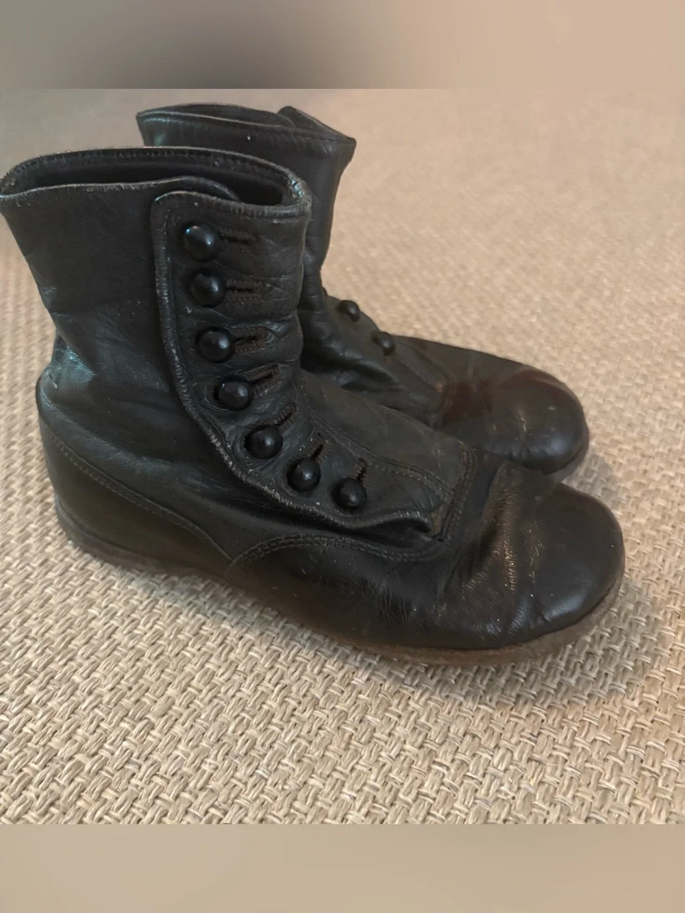 Beautiful Authentic Antique Victorian / Edwardian Children's High Button Boots